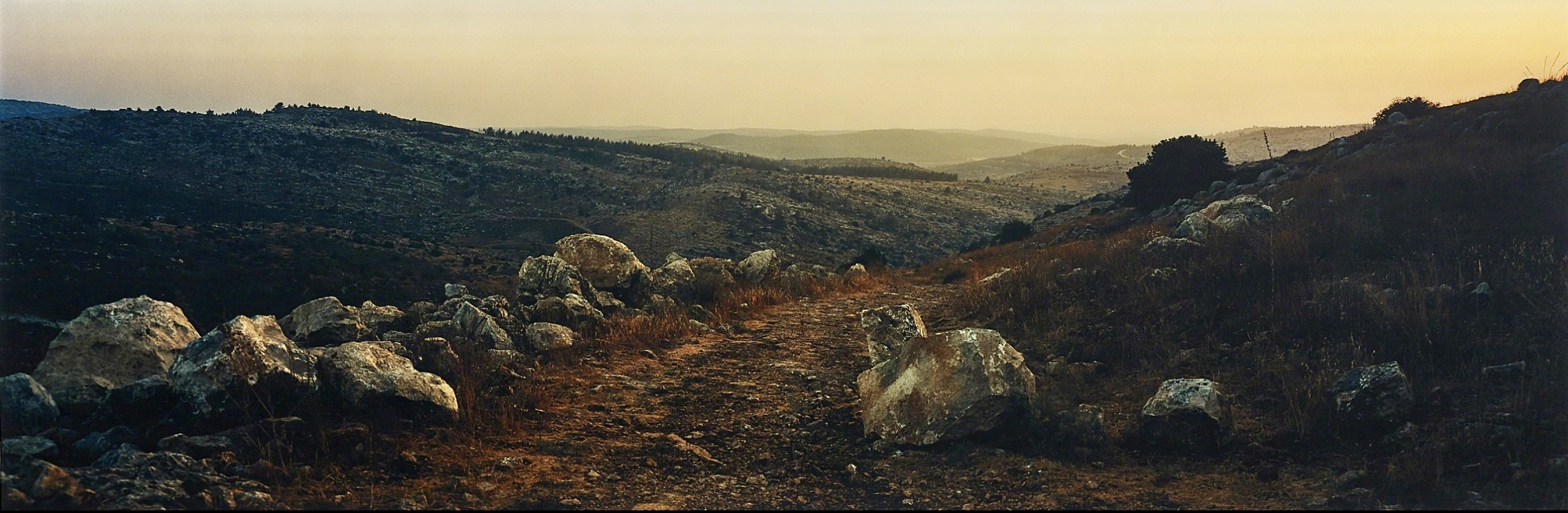 Wim Wenders, The Road to Emmaus, near Jerusalem, 2000